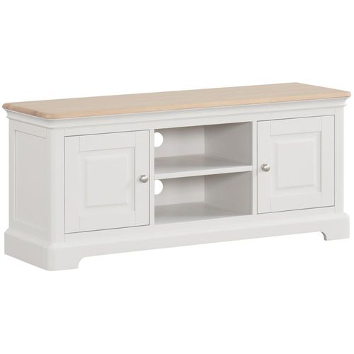 Cromwell Grey Painted 135cm Large TV Unit