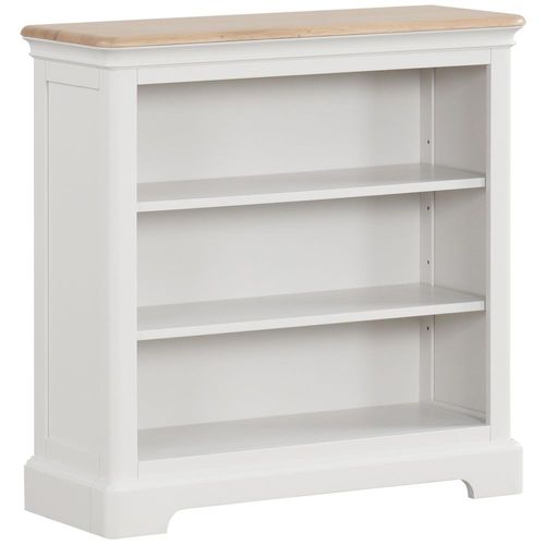 Cromwell Grey Painted Low Bookcase
