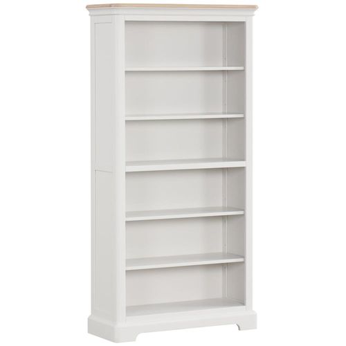 Cromwell Grey Painted Tall Bookcase