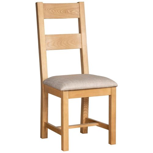 2 x Nimbus Oak Ladder Back Dining Chair