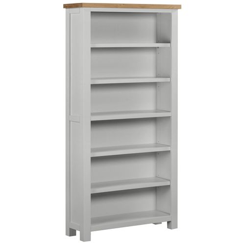 Lundy Grey Painted Tall Bookcase