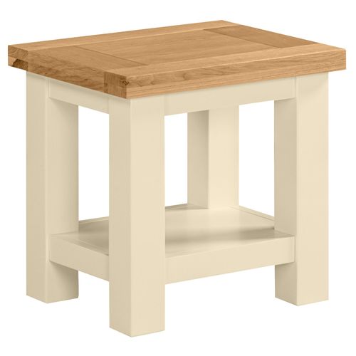 Lundy Ivory Painted Lamp Table