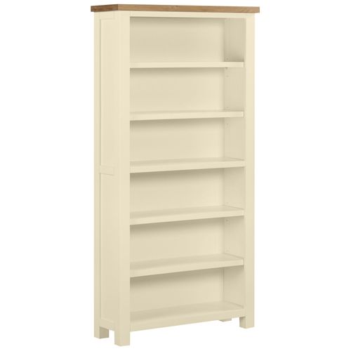Lundy Ivory Painted Tall Bookcase