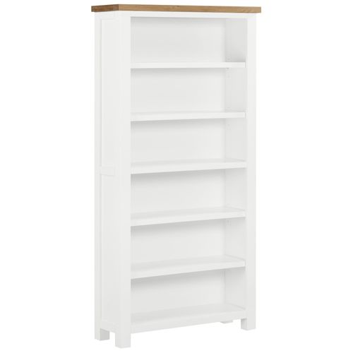 Lundy White Painted Tall Bookcase