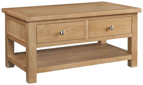 Appleby Oak 2 Drawer Coffee Table