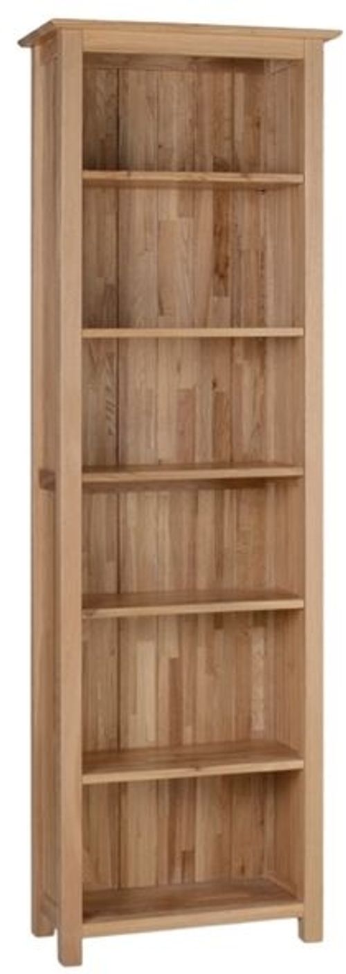 Nimbus Oak Narrow Tall Bookcase