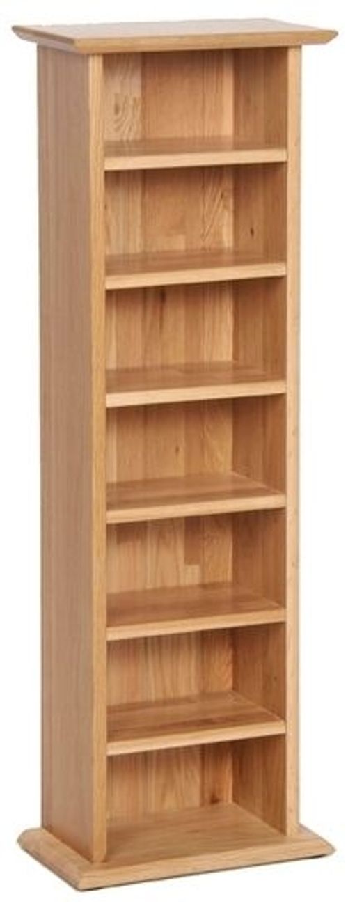Nimbus Oak Tall CD Rack