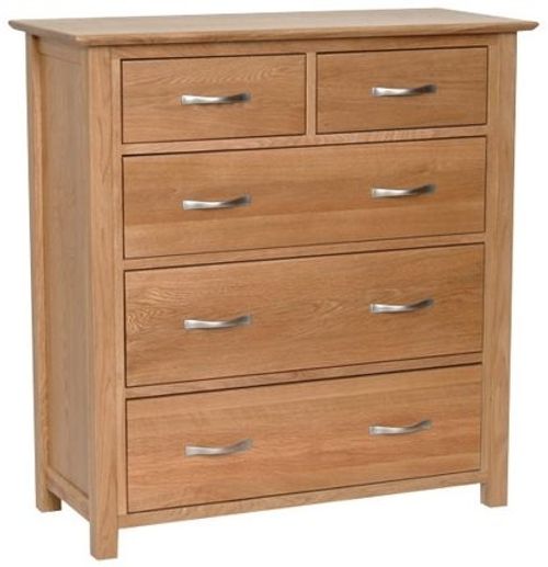 Nimbus Oak 3+2 Drawer Chest