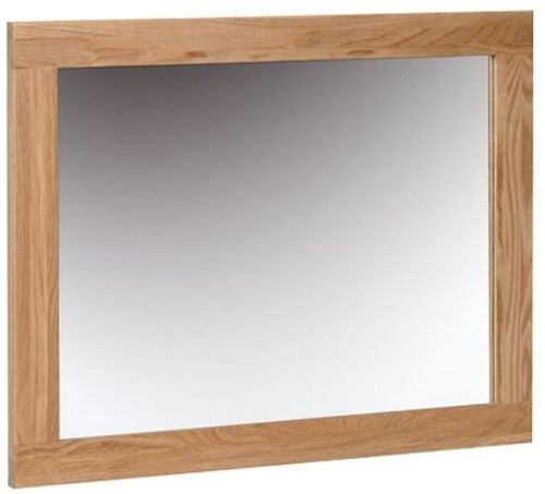 Nimbus Oak Rectangular Wall Mirror - 60cm x 75cm