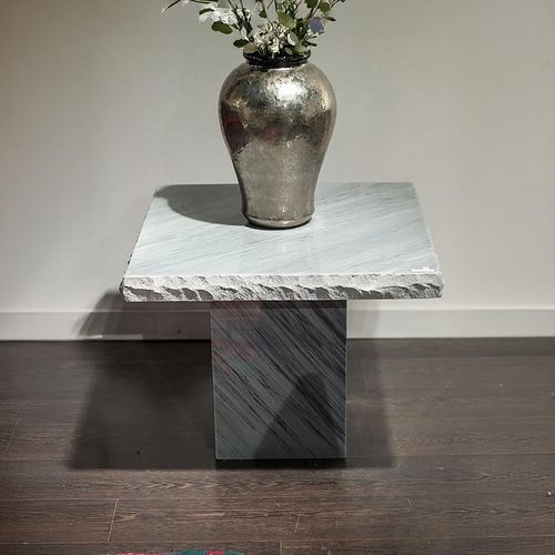 Roma Chiseled Edge Marble Occasional Table - Variation Available