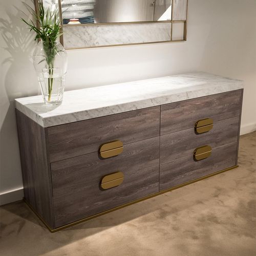 Westin Marble Top 6 Drawer Wide Chest - Variation Available