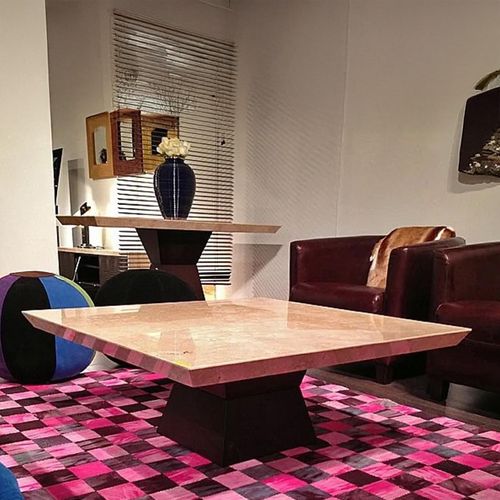 Clepsy Marble Occasional Table with Wooden Base - Variation Available