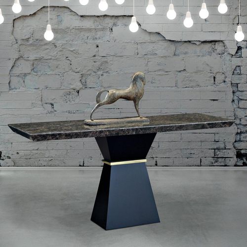 Clepsy Plus Marble Occasional Table with Wooden Base - Variation Available