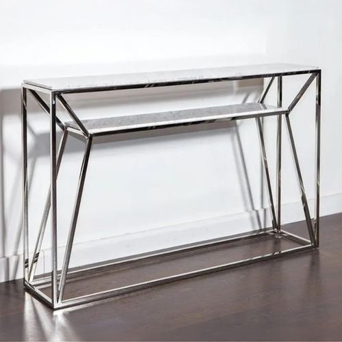 Ginza Marble and Metal Console Table - Variation Available