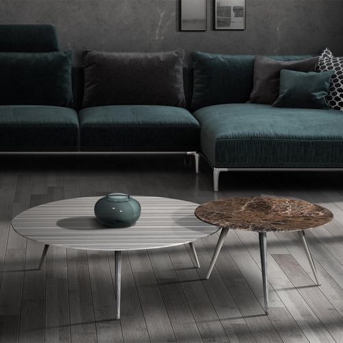 Livia Marble Oval Coffee Table - Variation Available