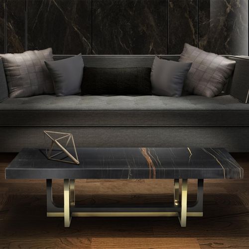 Harry Marble Occasional Table with Metal Base - Variation Available