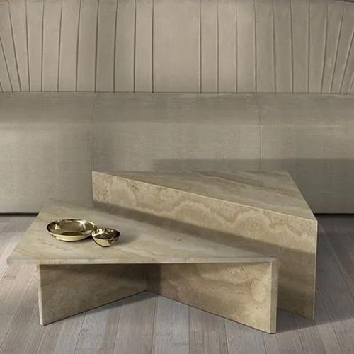 Miro Marble Triangle Occasional Table - Variation Available