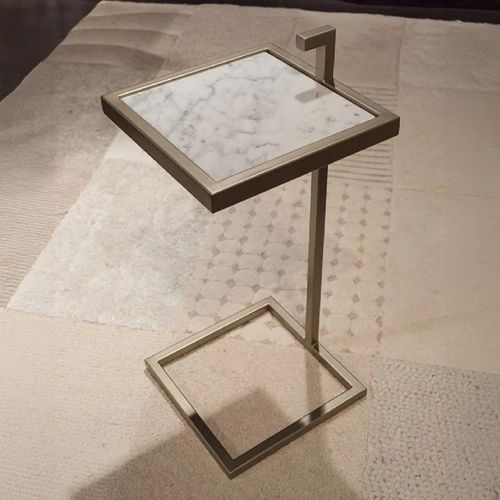 Billy Marble Square Accent Table - Variation Available