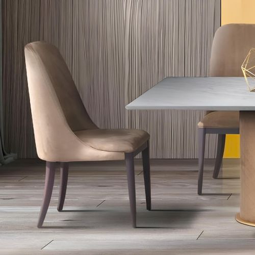 Flavia Leather Dining Chair - Variation Available