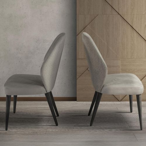 Tessa Nabuk Fabric Dining Chair - Variation Available