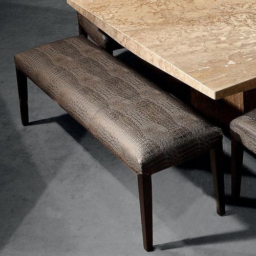 Juliette Nabuk Fabric Dining Bench - Variation Available