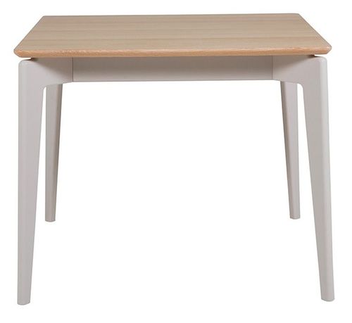 Vida Living Marlow Cashmere Oak Dining Table, 90cm Seats 2 Diners Square Top