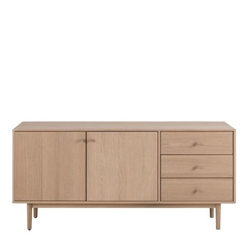 Clearance - Aston Oak 2 Door 160cm Large Sideboard - A331