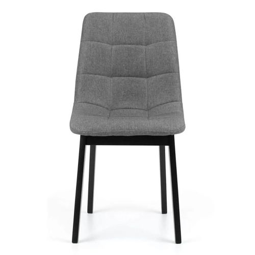 Clearance - 4 x Hayden Grey Fabric Dining Chair - A343