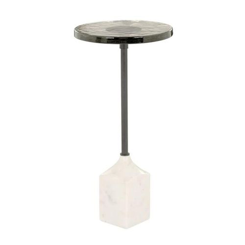 Clearance - Aurora Glass Round Side Table - FSS16365