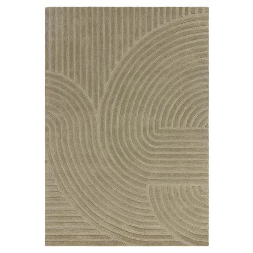 Clearance - Asiatic Contemporary Plain Hague Sage Rug - 120cm x 170cm - FSS16445