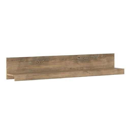 Clearance - Rapallo Oak Effect Wall Shelf - FSS16459