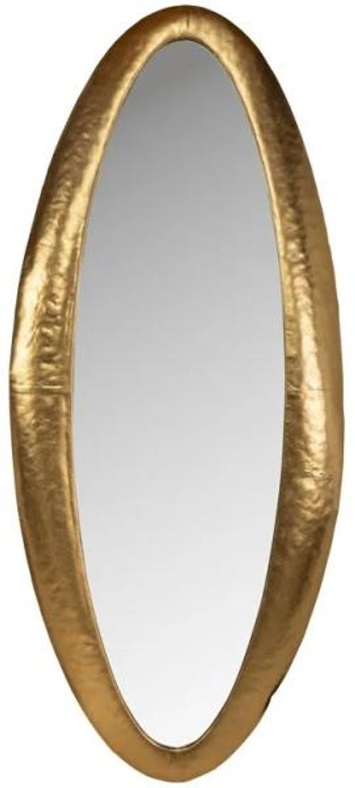 Belia Gold Oval Wall Mirror