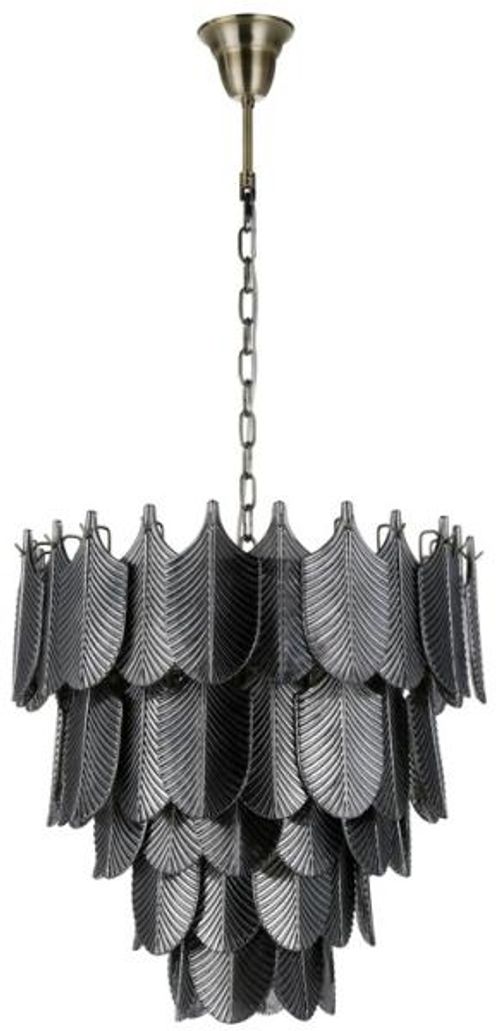 Divine Black Glass Chandelier
