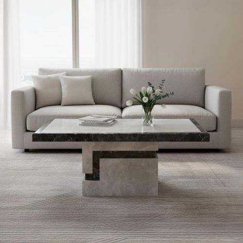 Venice Armani Grey Engineered Marble Coffee Table