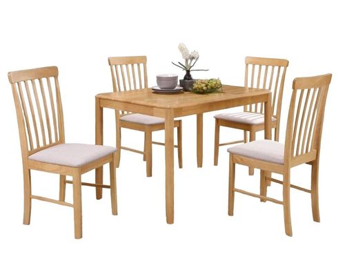 Cologne Light Oak 4 Seater Dining Set