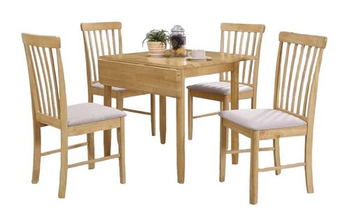 Cologne Light Oak 2 Seater Square Drop Leaf Dining Table