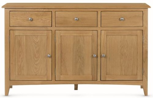 Kilkenny Oak 3 Door Medium Sideboard - 140cm