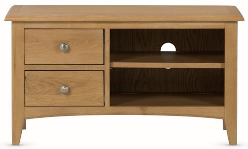 Kilkenny Oak 2 Drawer Small TV Unit