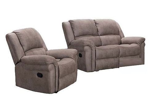 Gloucester Taupe 3+1+1 Seater Recliner Sofa Suite