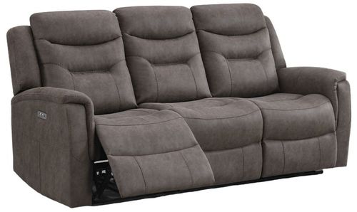 Harrogate Brown Fabric 3 Seater Recliner Sofa