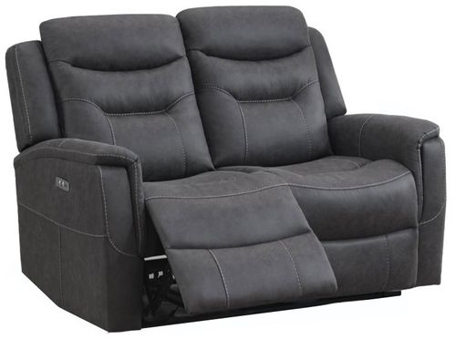 Harrogate Grey Fabric 2 Seater Recliner Sofa
