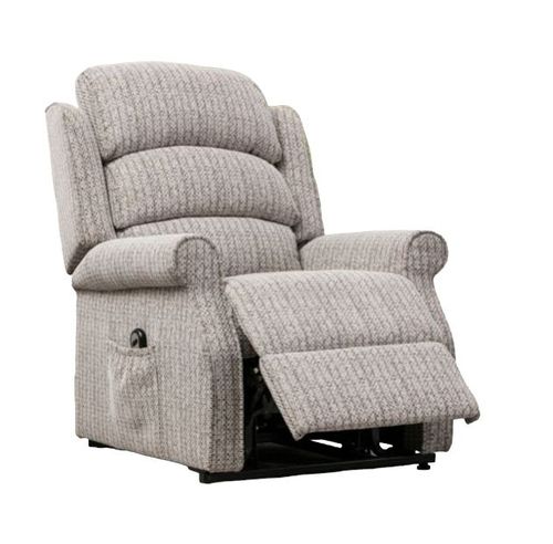 Windsor Lift and Tilt Natural Fabric Electric Armchair