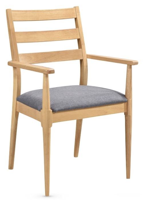 2 x Orlando Oak Carver Dining Armchair
