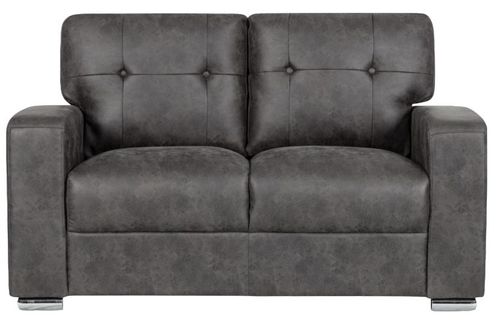 Hampton Dark Grey Fabric 2 Seater Sofa