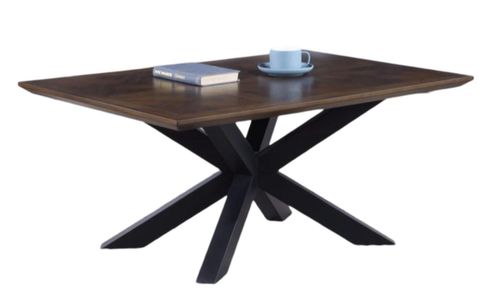 Nevada Parquet Top Wooden Coffee Table