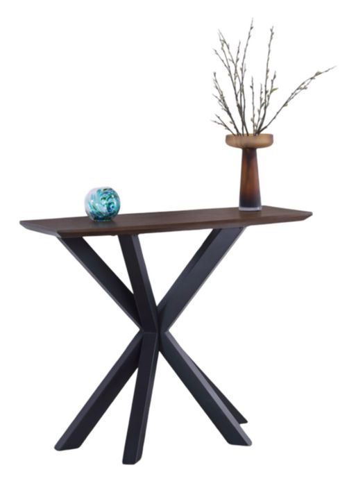 Nevada Curved Top Wooden Console Table