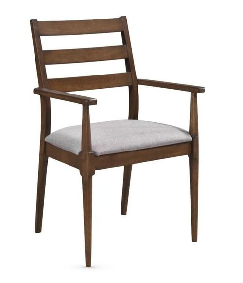 2 x Orlando Walnut Carver Dining Armchair