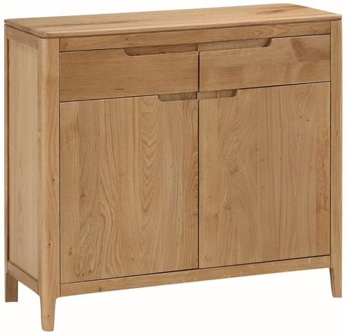 Dunmore Oak 2 Door Small Sideboard - 90cm