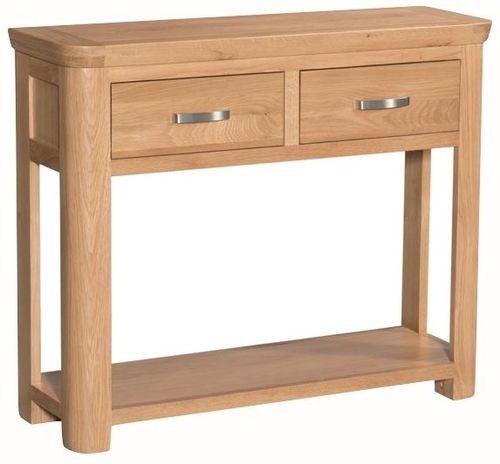 Treviso Oak 2 Drawer Console Table