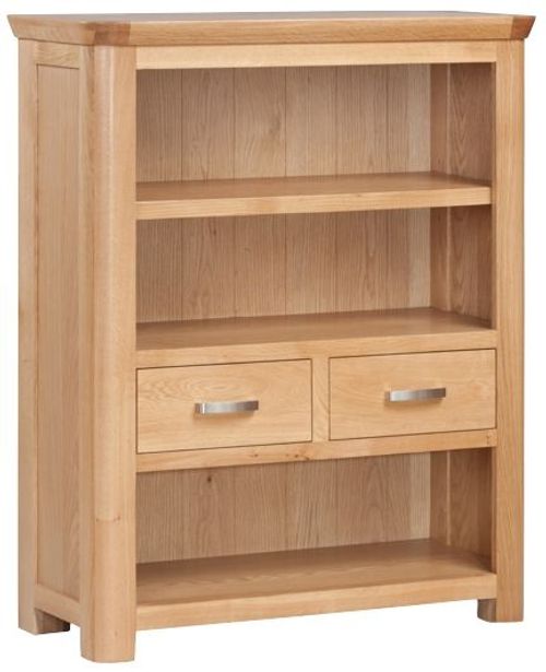 Treviso Oak Low Bookcase